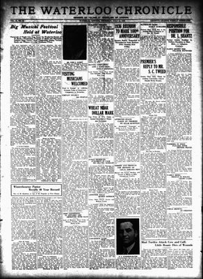 Waterloo Chronicle (Waterloo, On1868), 13 Jul 1933