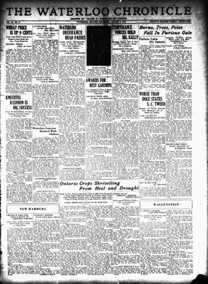 Waterloo Chronicle (Waterloo, On1868), 3 Aug 1933