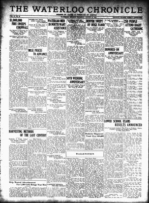 Waterloo Chronicle (Waterloo, On1868), 10 Aug 1933