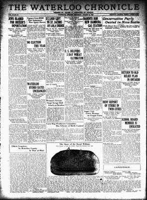 Waterloo Chronicle (Waterloo, On1868), 24 Aug 1933