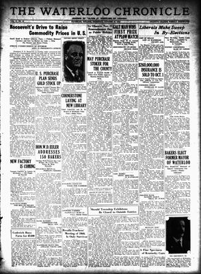 Waterloo Chronicle (Waterloo, On1868), 26 Oct 1933