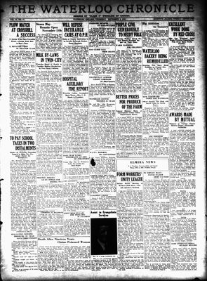 Waterloo Chronicle (Waterloo, On1868), 2 Nov 1933