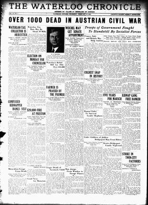 Waterloo Chronicle (Waterloo, On1868), 15 Feb 1934