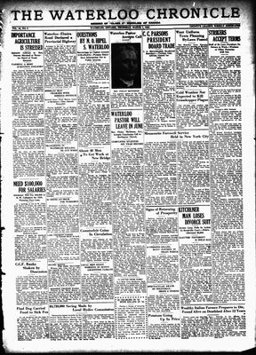 Waterloo Chronicle (Waterloo, On1868), 1 Mar 1934