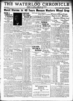 Waterloo Chronicle (Waterloo, On1868), 17 May 1934