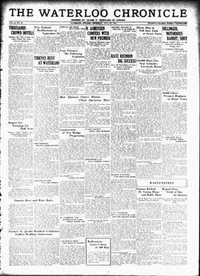 Waterloo Chronicle (Waterloo, On1868), 26 Jul 1934