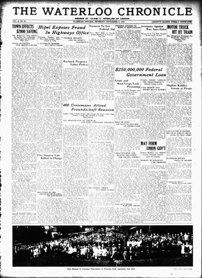 Waterloo Chronicle (Waterloo, On1868), 6 Sep 1934