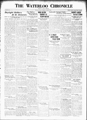 Waterloo Chronicle (Waterloo, On1868), 18 Oct 1934