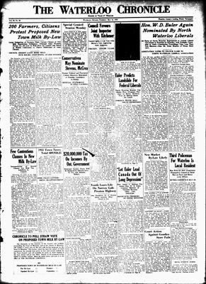 Waterloo Chronicle (Waterloo, On1868), 16 May 1935