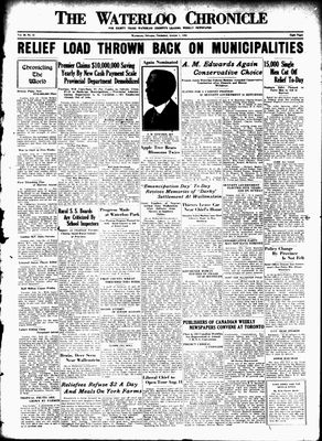 Waterloo Chronicle (Waterloo, On1868), 1 Aug 1935