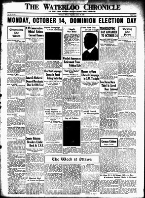 Waterloo Chronicle (Waterloo, On1868), 22 Aug 1935