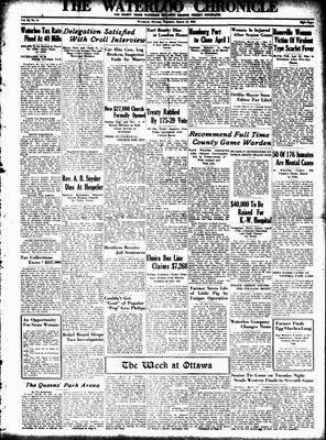 Waterloo Chronicle (Waterloo, On1868), 12 Mar 1936