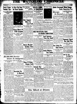 Waterloo Chronicle (Waterloo, On1868), 11 Jun 1936