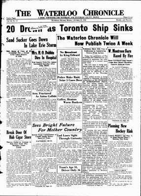 Waterloo Chronicle (Waterloo, On1868), 19 Oct 1936