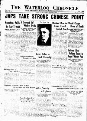 Waterloo Chronicle (Waterloo, On1868), 16 Nov 1937