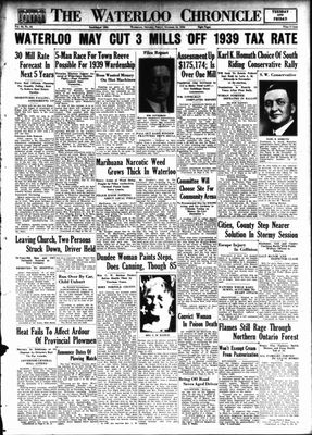 Waterloo Chronicle (Waterloo, On1868), 14 Oct 1938