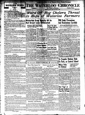 Waterloo Chronicle (Waterloo, On1868), 8 Nov 1940