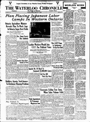 Waterloo Chronicle (Waterloo, On1868), 8 May 1942