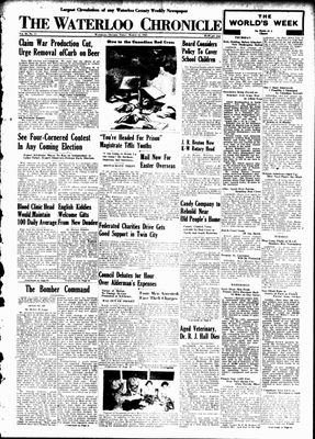 Waterloo Chronicle (Waterloo, On1868), 12 Mar 1943