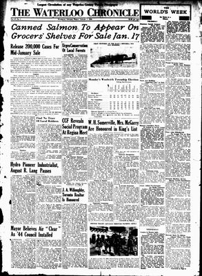 Waterloo Chronicle (Waterloo, On1868), 7 Jan 1944