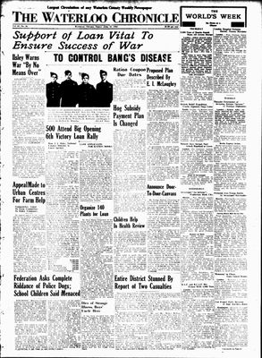 Waterloo Chronicle (Waterloo, On1868), 21 Apr 1944