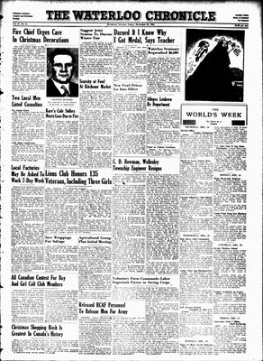 Waterloo Chronicle (Waterloo, On1868), 22 Dec 1944