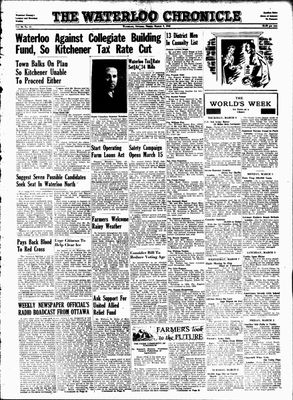 Waterloo Chronicle (Waterloo, On1868), 9 Mar 1945