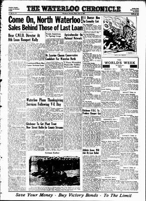 Waterloo Chronicle (Waterloo, On1868), 4 May 1945