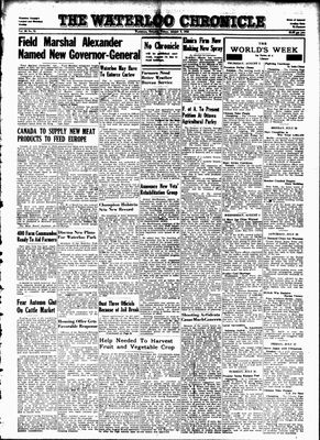 Waterloo Chronicle (Waterloo, On1868), 3 Aug 1945