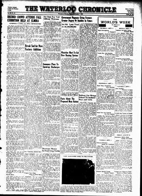 Waterloo Chronicle (Waterloo, On1868), 7 Sep 1945