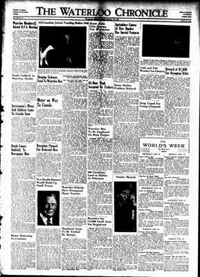 Waterloo Chronicle (Waterloo, On1868), 18 Jan 1946