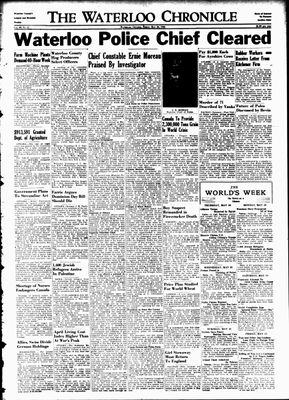 Waterloo Chronicle (Waterloo, On1868), 24 May 1946