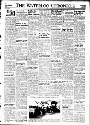 Waterloo Chronicle (Waterloo, On1868), 16 Aug 1946