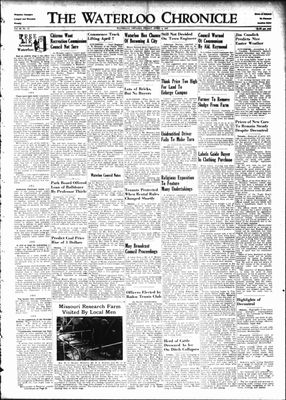 Waterloo Chronicle (Waterloo, On1868), 4 Apr 1947