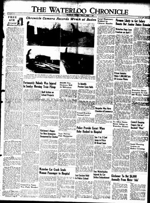 Waterloo Chronicle (Waterloo, On1868), 1 Apr 1949