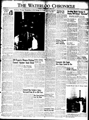 Waterloo Chronicle (Waterloo, On1868), 8 Apr 1949