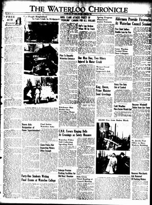 Waterloo Chronicle (Waterloo, On1868), 22 Apr 1949