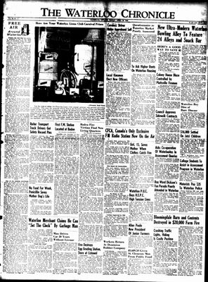 Waterloo Chronicle (Waterloo, On1868), 29 Apr 1949