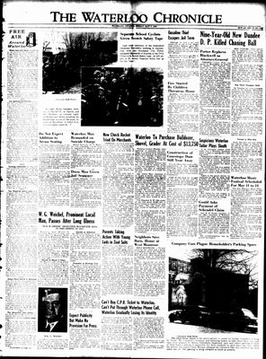 Waterloo Chronicle (Waterloo, On1868), 6 May 1949