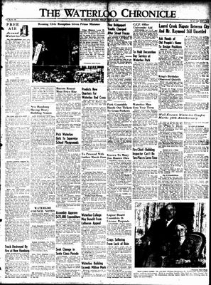 Waterloo Chronicle (Waterloo, On1868), 10 Jun 1949