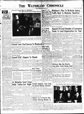 Waterloo Chronicle (Waterloo, On1868), 20 Apr 1951