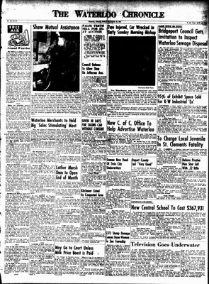 Waterloo Chronicle (Waterloo, On1868), 14 Sep 1951