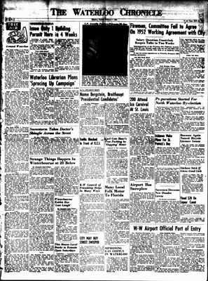 Waterloo Chronicle (Waterloo, On1868), 1 Feb 1952