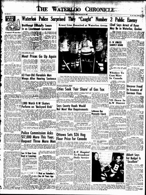 Waterloo Chronicle (Waterloo, On1868), 22 Feb 1952