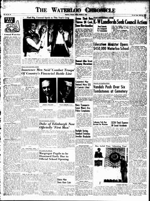 Waterloo Chronicle (Waterloo, On1868), 3 Oct 1952