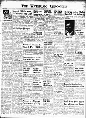 Waterloo Chronicle (Waterloo, On1868), 17 Apr 1953