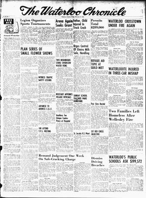 Waterloo Chronicle (Waterloo, On1868), 19 Feb 1954