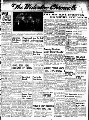 Waterloo Chronicle (Waterloo, On1868), 6 Aug 1954