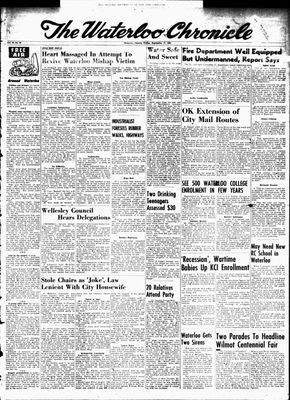 Waterloo Chronicle (Waterloo, On1868), 17 Sep 1954