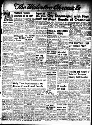 Waterloo Chronicle (Waterloo, On1868), 26 Nov 1954